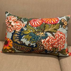 Chiang Mai Dragon pillow cover by Schumacher